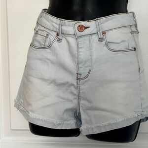 Women's Light Blue Denim Shorts